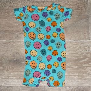 Posh Peanut Tyler Short Sleeve Short Romper 9-12 Months